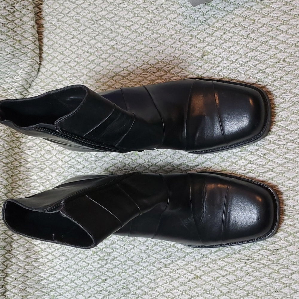 Diba Cuba black Brazilian leather boots sz 6. - Picture 8 of 9